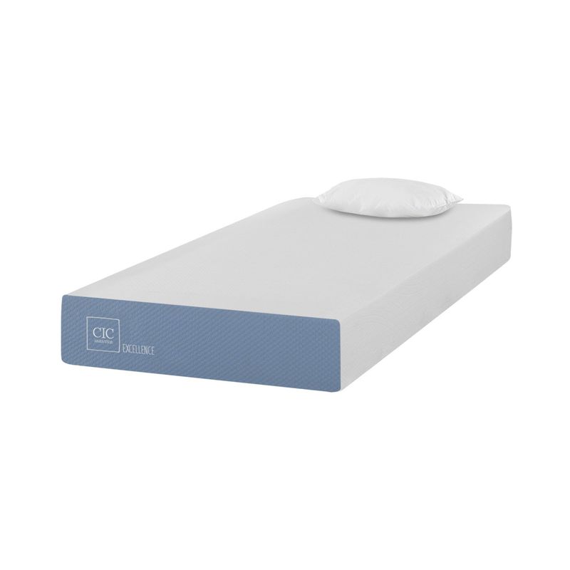 CIC - Colchón Excellence 1 plaza x 1.90mt + Almohadas Cic