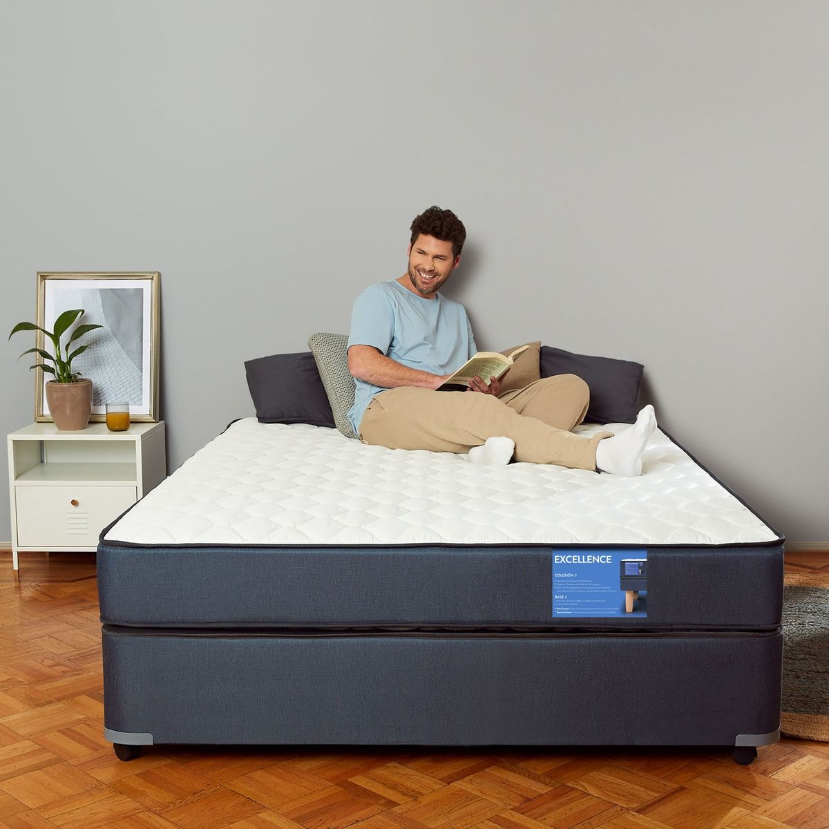 CIC - Box Americano ExCama EuropeallenCama Europea 2 Plazas + Muebles Olmo Cic