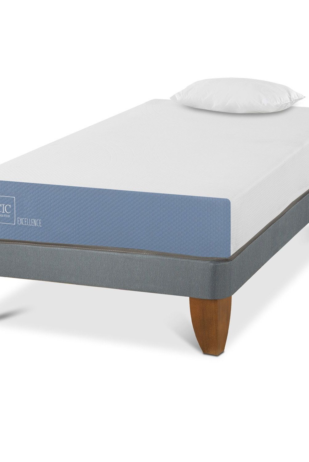 CIC - Cama Europea Excellence 1.5 Plazas Bn 105 X 190 Cm + Almohada Cic