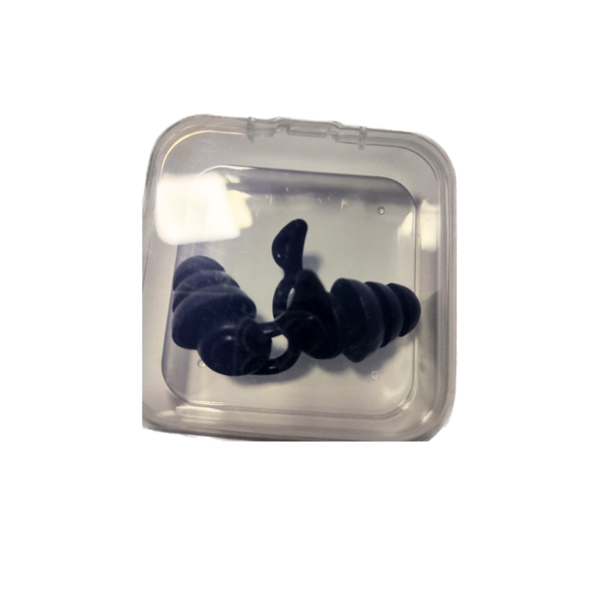 GENERICO - Tapones triple capa de silicona Natación y reducción de Ruidos Color Negro