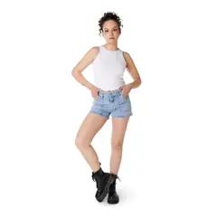 EFESIS - Short Straight Tiro Medio Mujer