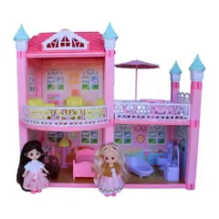 GENERICO - Juguete Casa Castillo De Muñecas Armable 105PCS