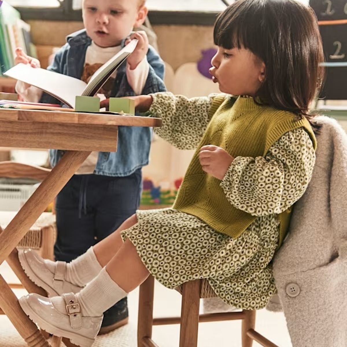 MAYORAL - Vestido con chaleco bebé