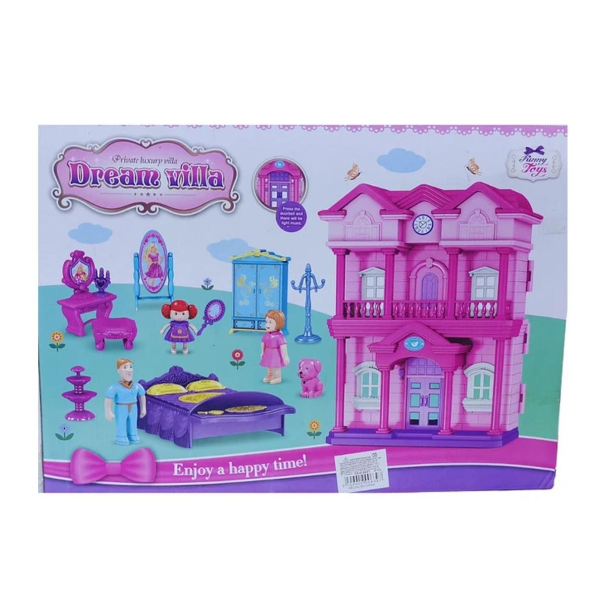 GENERICO - Juguete Casa De Muñecas Con Figuras Y Accesorios Infantil