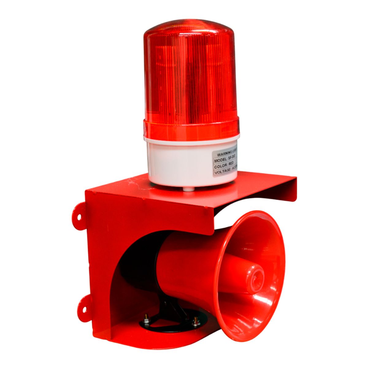 BESTAMERICA - SIRENA COMUNITARIA CON 2 CONTROLES Y BALIZA ROJA BESTAMERICA SF-302