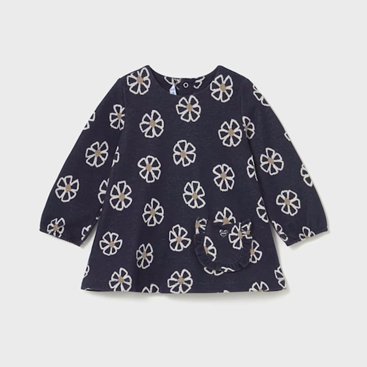 MAYORAL - Vestido punto jacquard bebé