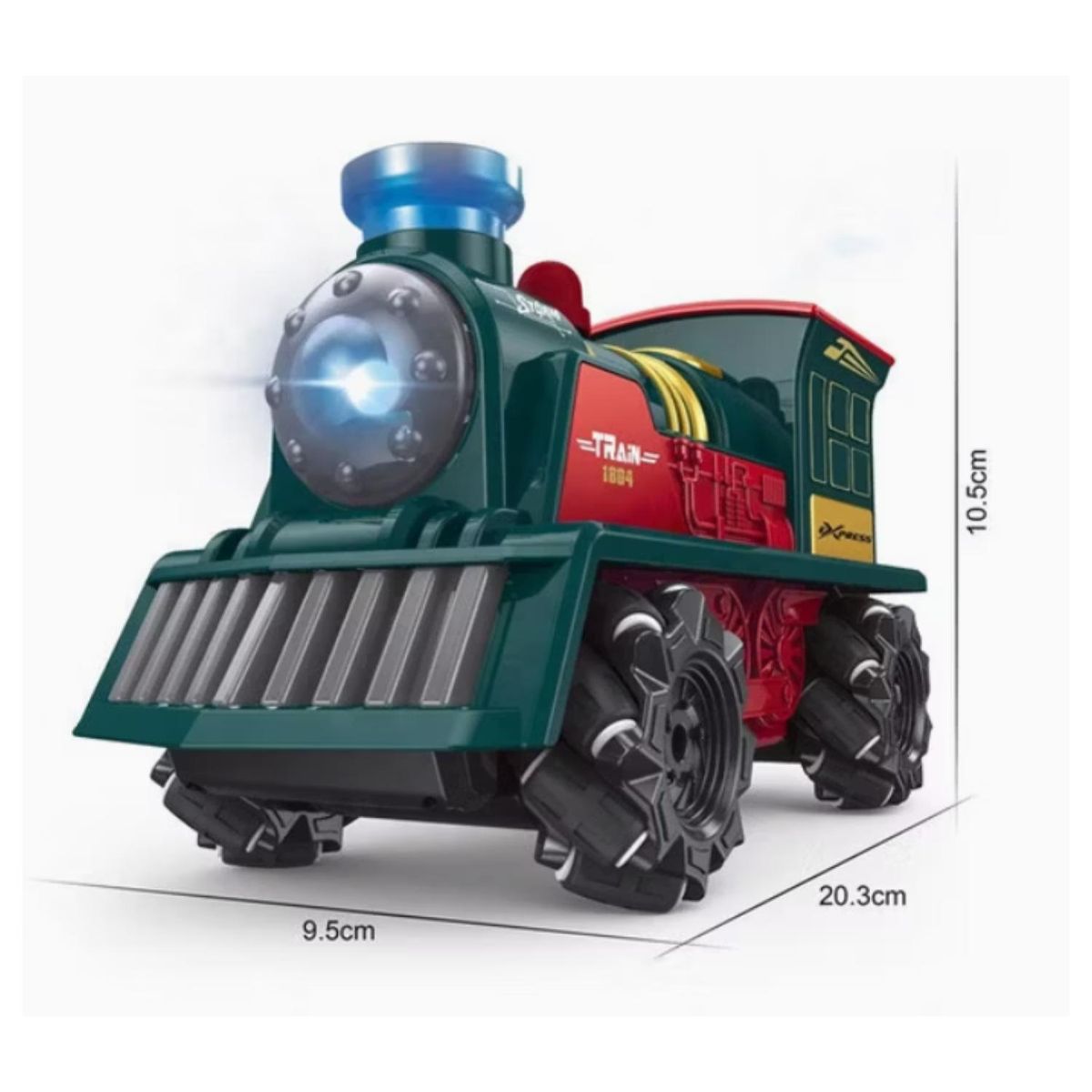 GENERICO - Juguete Auto Tren A Control Remoto Con Luces Sonido Infantil