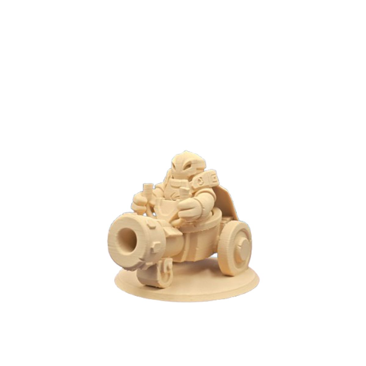 GENERICO - Figura Decoración- Cañón Súbdito Azul Estatua LOL