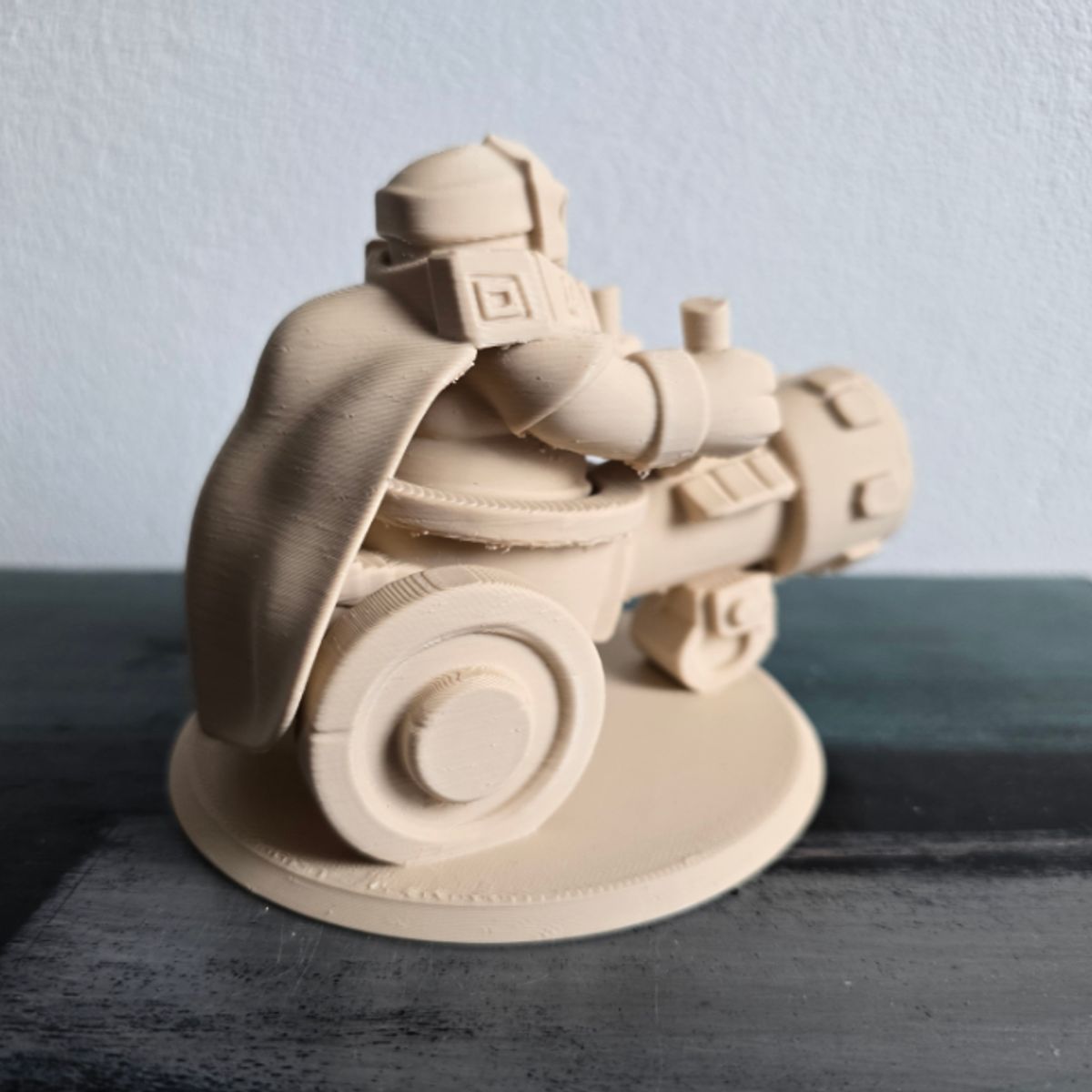 GENERICO - Figura Decoración- Cañón Súbdito Azul Estatua LOL