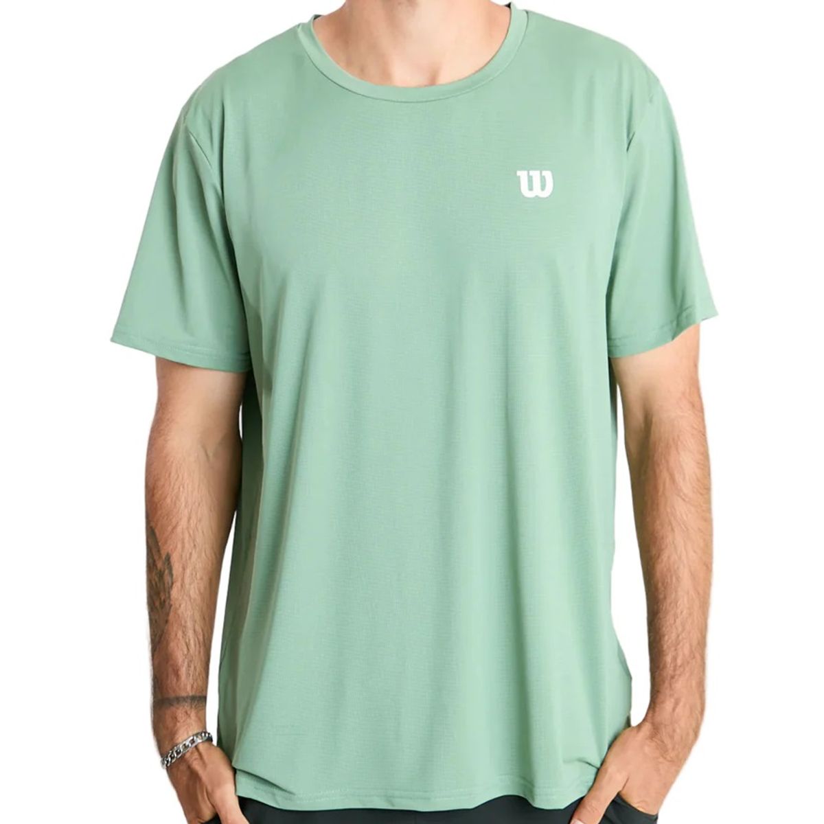 WILSON - Polera Wilson Poly Verde TenisPadel
