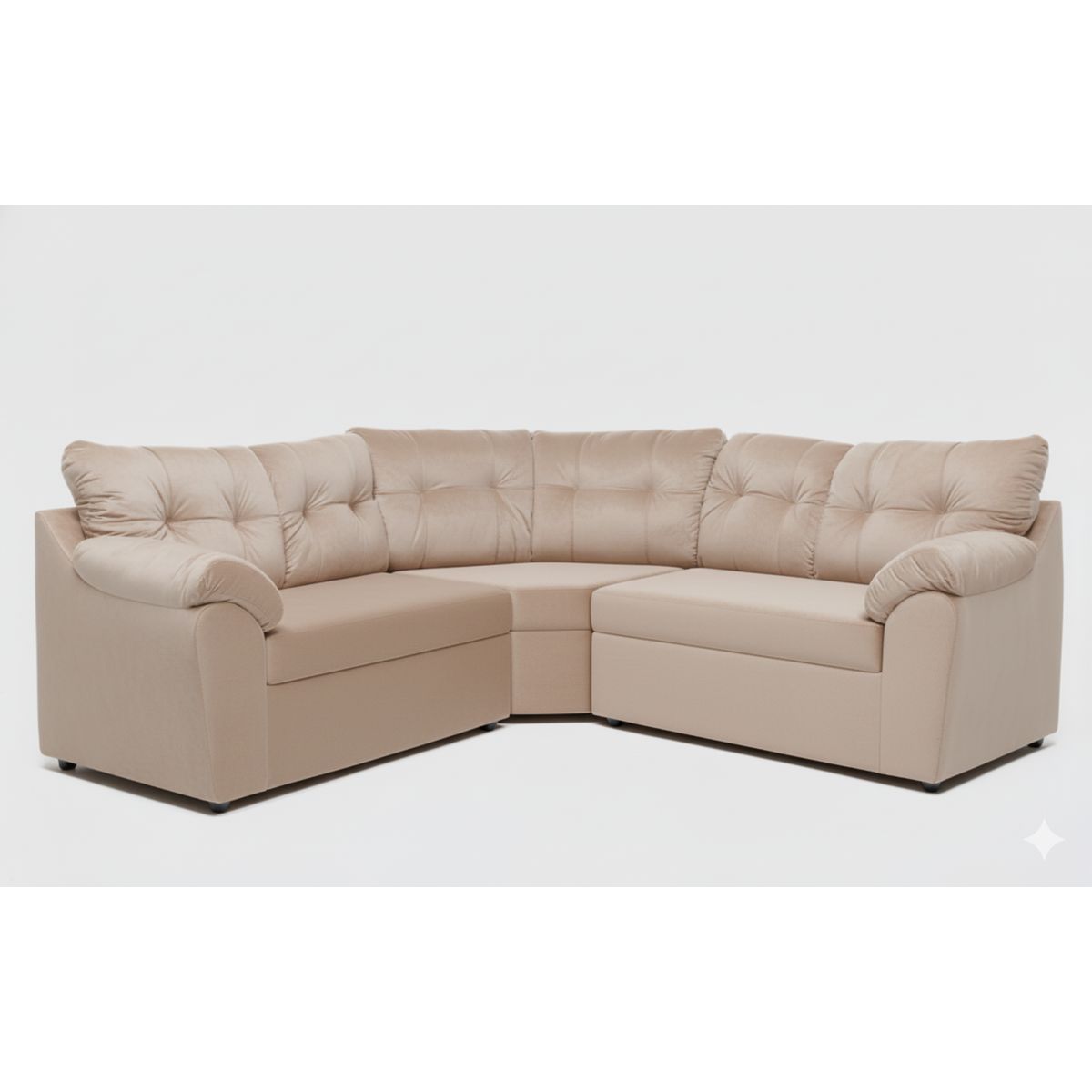 INTERMUEBLES - Sofá Seccional Atlas 212 Felpa