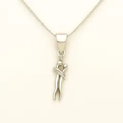 LK LUKSO - Collar Abrazo infinito en Plata 925