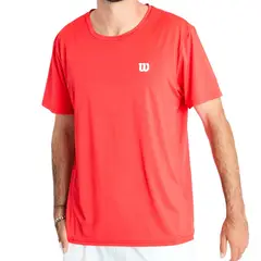 WILSON - Polera Poly Roja Tenispadel