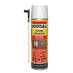 SOUDAL - Espuma Expansiva Poliuretano 750 Ml. Uso Profesional