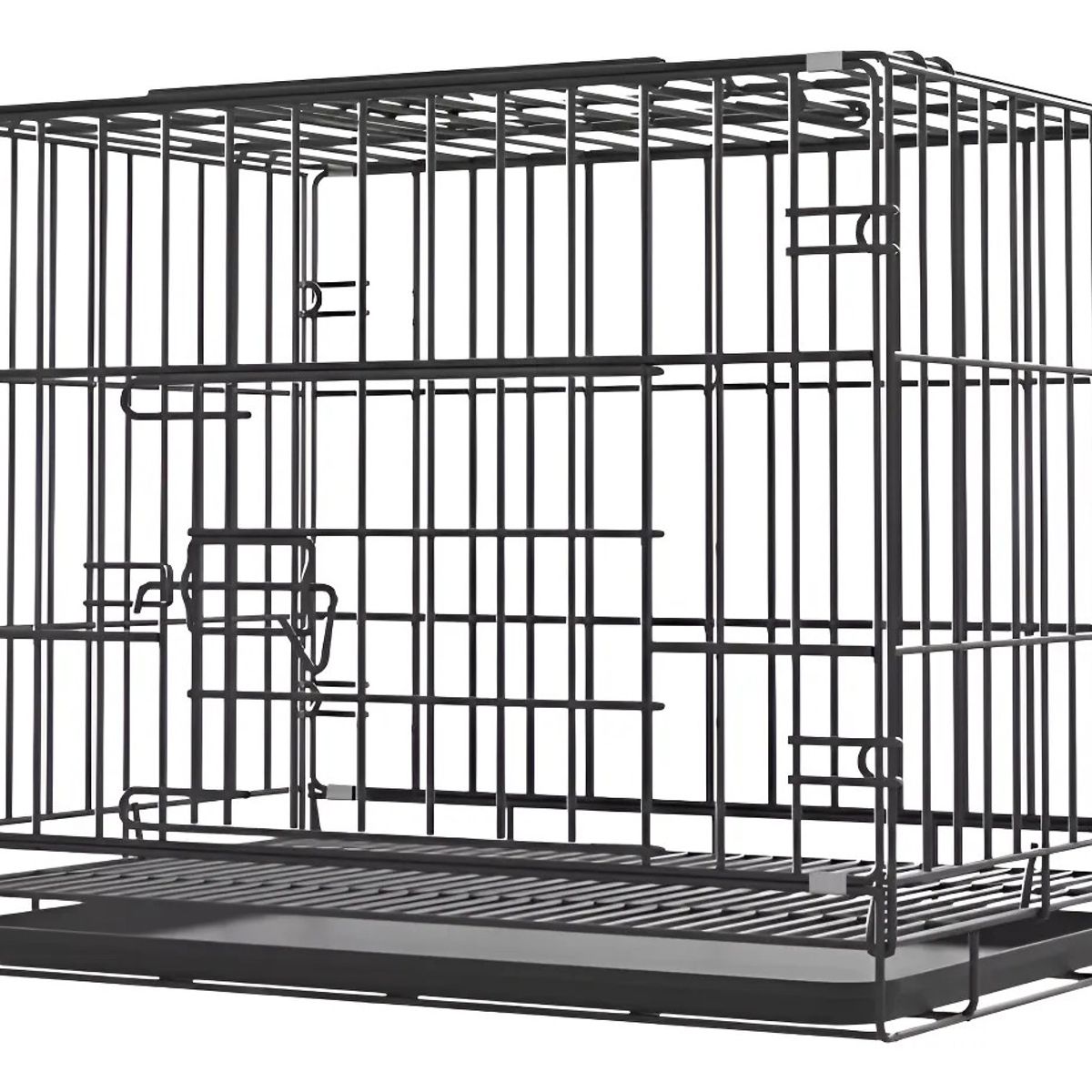 GENERICO - Jaula Para Mascotas Xxl Corral De Metal - Negro