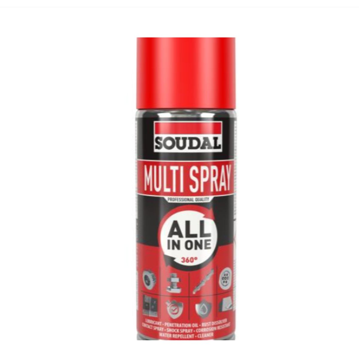 SOUDAL - Lubricante Multi Spray 8 En 1 Universal 400 Ml. Soudal