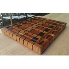 GENERICO - Mosaico Roble Tabla Endgrain Premium Cocina 35×29 cm