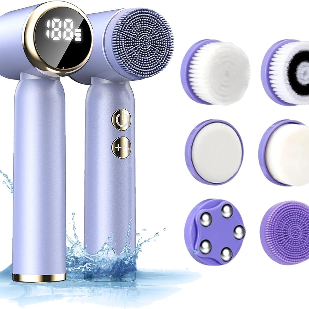 GENERICO - Limpiador Facial Electrico Recargable Masajeador Exfoliante Imperfecciones de Silicona  Impermeable