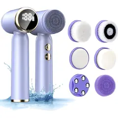 GENERICO - Limpiador Facial Electrico Recargable Masajeador Exfoliante Imperfecciones de Silicona Impermeable