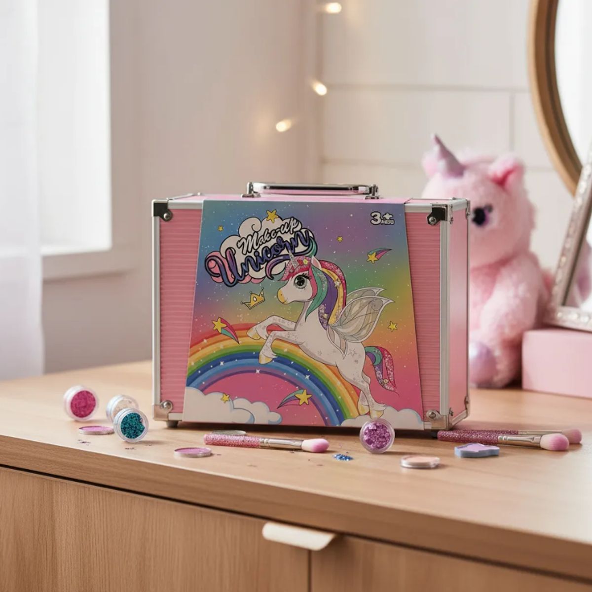 GENERICO - Juego De Maquillaje Para Niñas Cosmético 40pc Unicornio