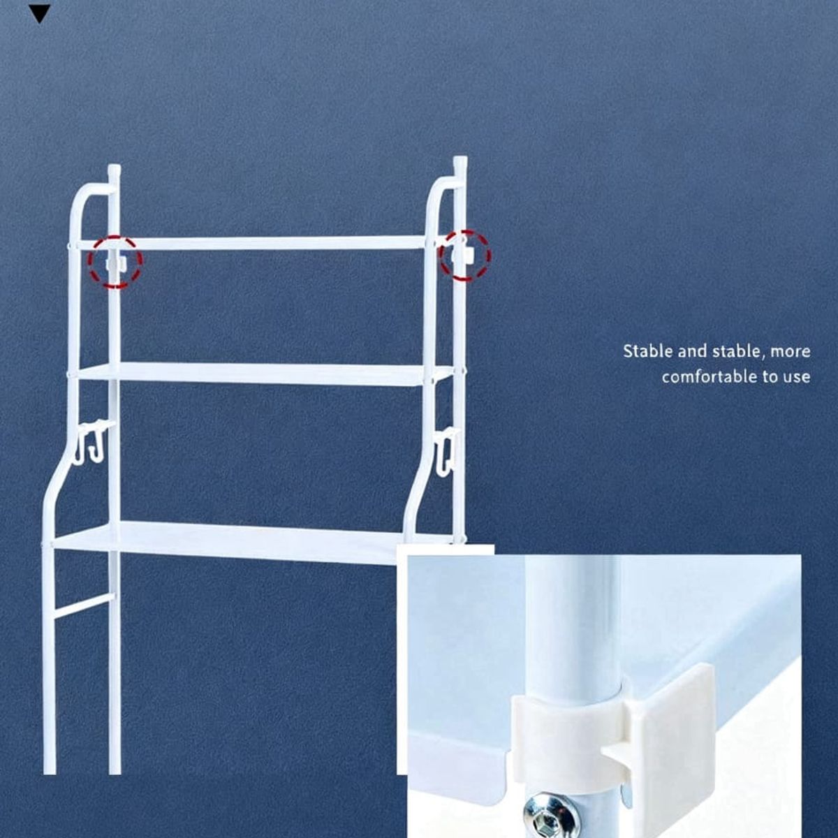 GENERICO - Organizador - Estante de baño moderno - Blanco