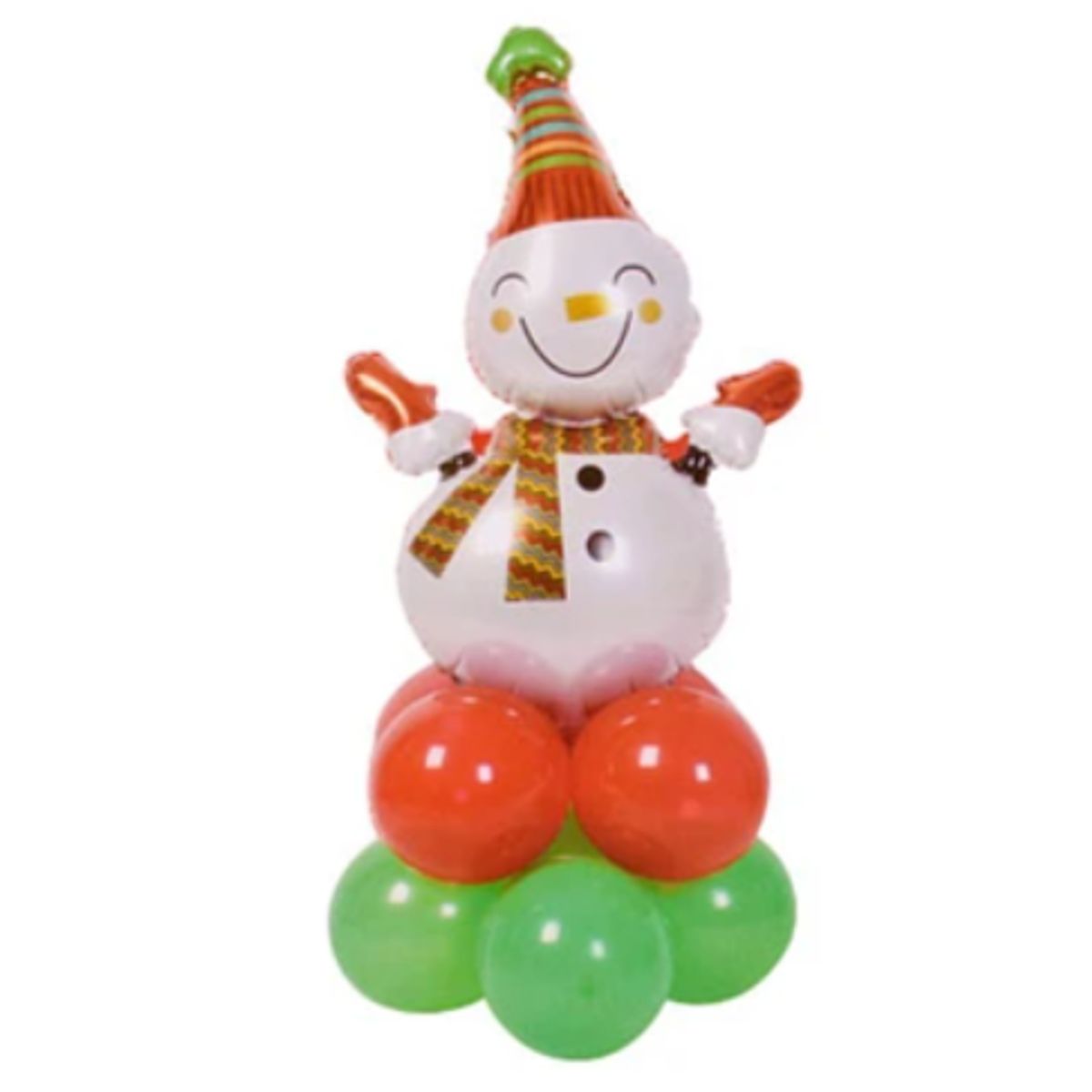 GENERICO - Set de globos muñeco de nieve 9pcs
