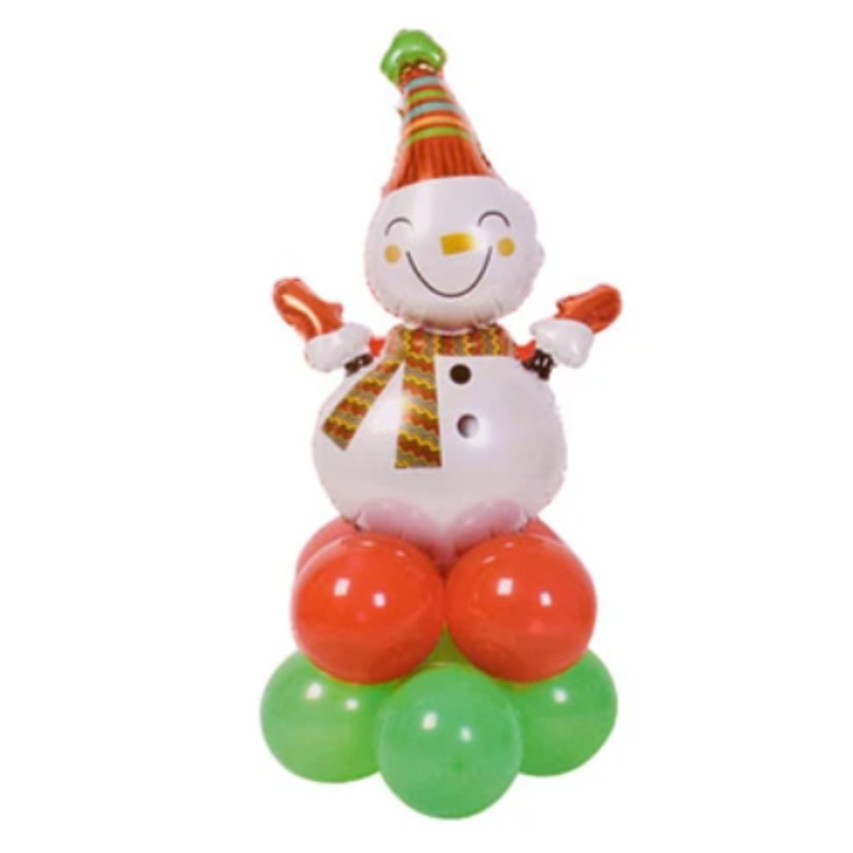 GENERICO - Set de globos muñeco de nieve 9pcs