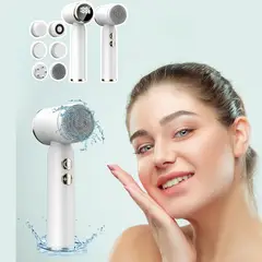 GENERICO - Limpiador Facial Electrico Cepillo Limpieza Masajeador Exfoliante Imperfecciones Silicon Impermeable