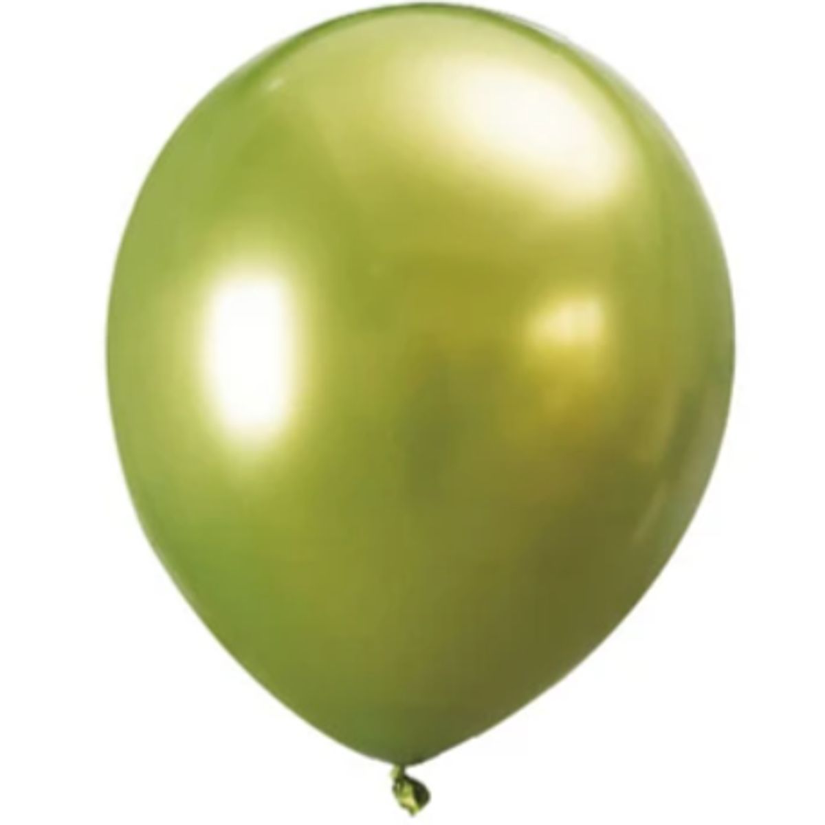 GENERICO - Globos cromados 25pcs 23cm verde claro