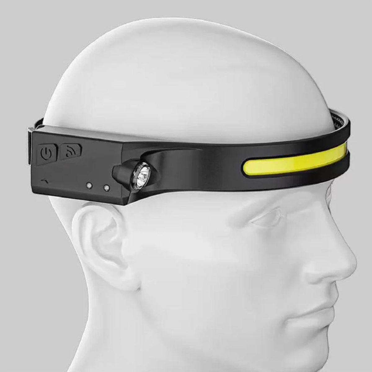 GENERICO - Linterna Led Frontal De Cintillo Cabeza Bicicleta Recargable