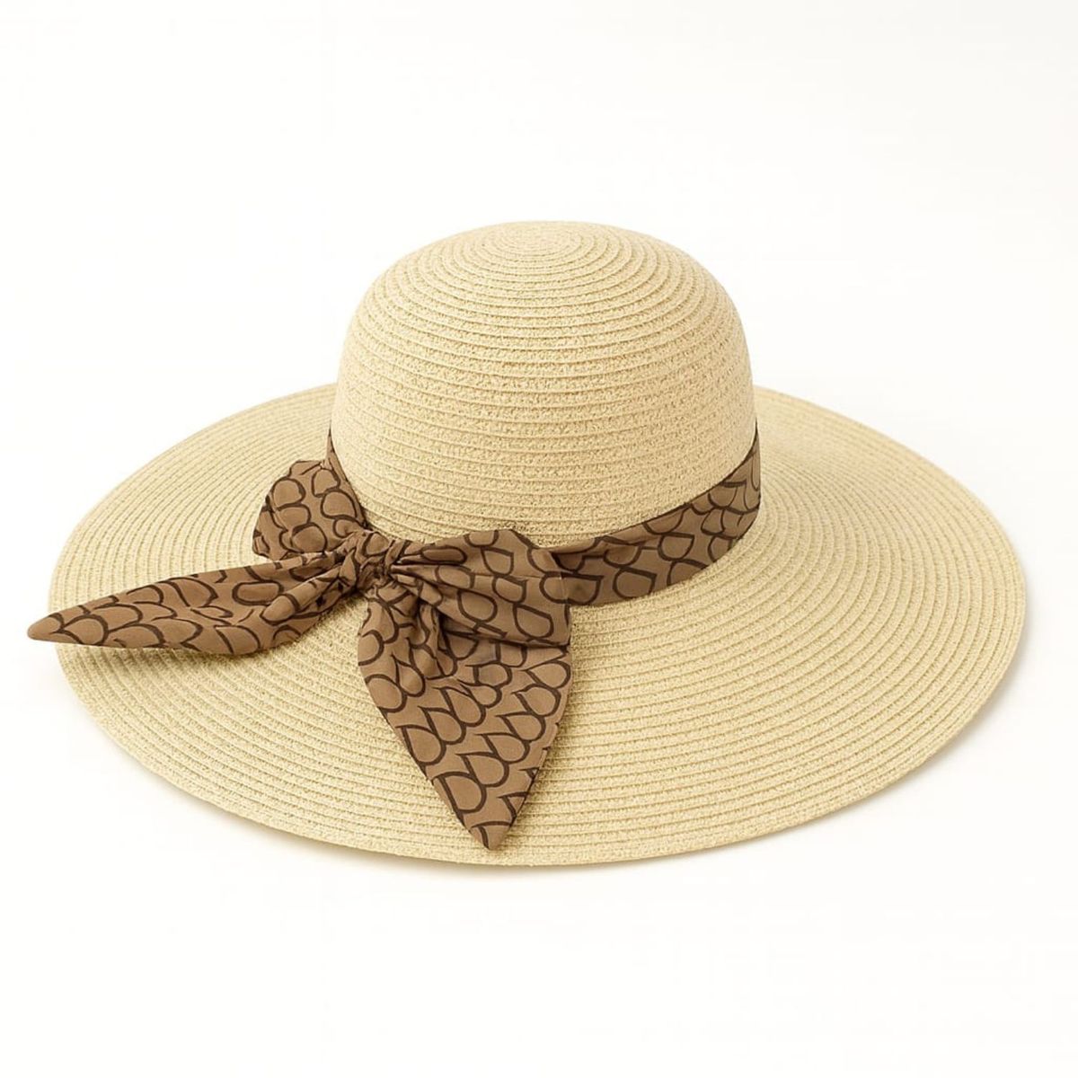 COLETTE - Sombrero Veraniego Ala Mediana Con lazo Estampado  D  Colores