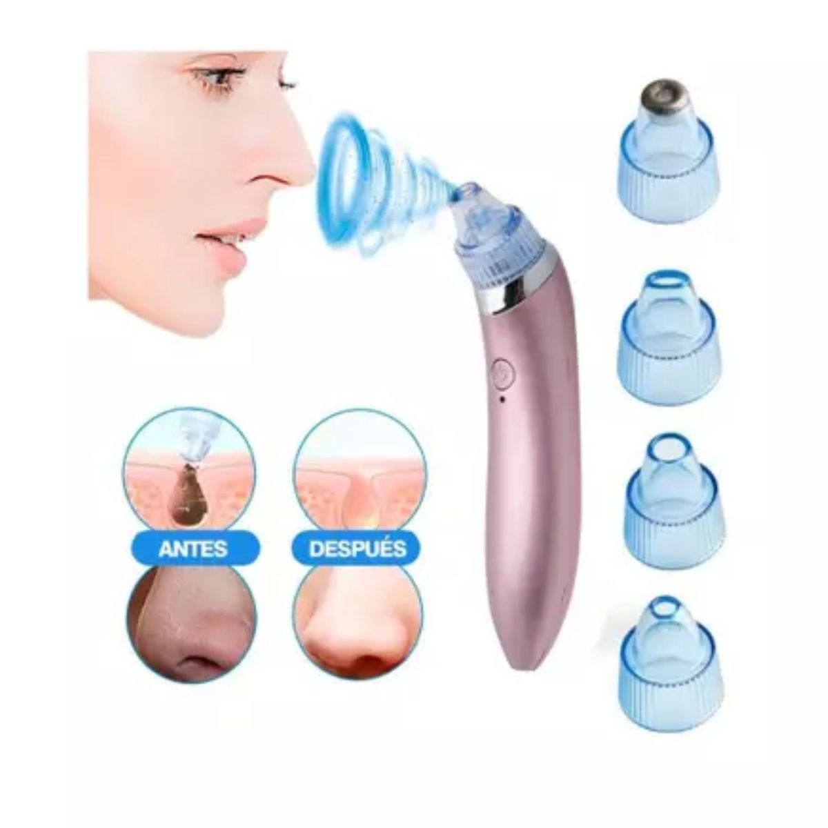 MOVI - Removedor Extractor de Puntos Negros e Impurezas- Piel más Limpia Suave y Radiante”