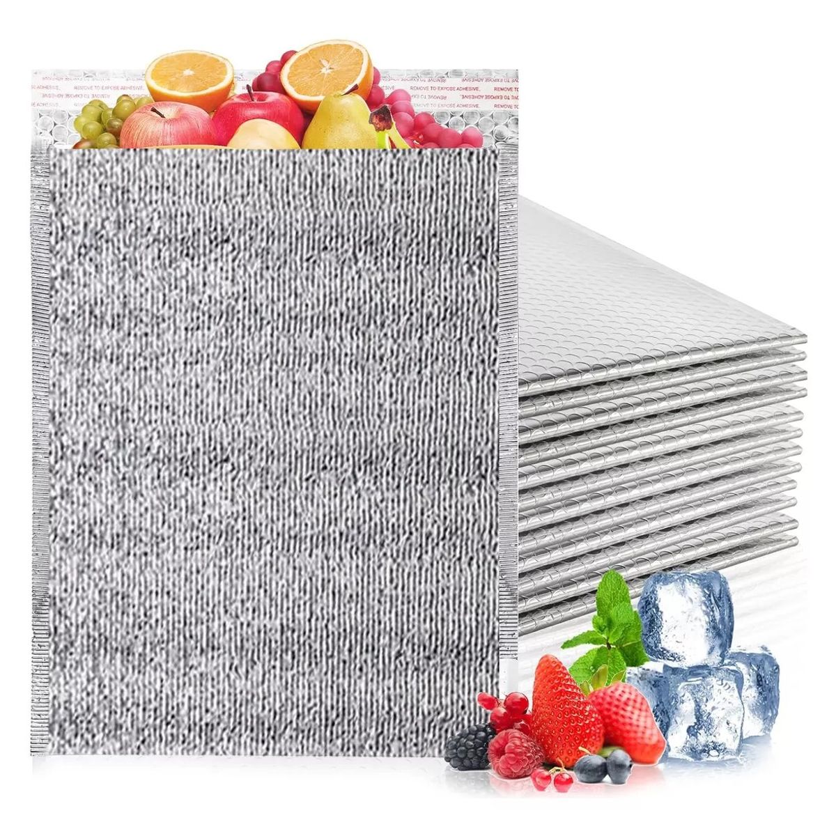 KUANGYE - Pack 10 Sobres Térmico Transportar Medicina, Etc. 22x 25cm