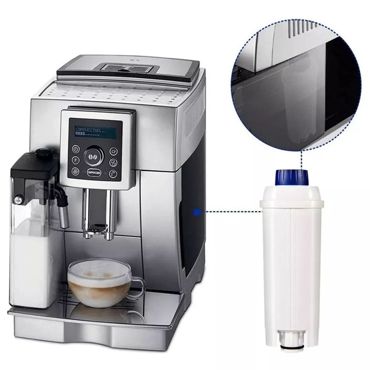 KUANGYE - Filtro De Agua Para Cafeteras Delonghi Dlsc002 Ser3017 Ec800