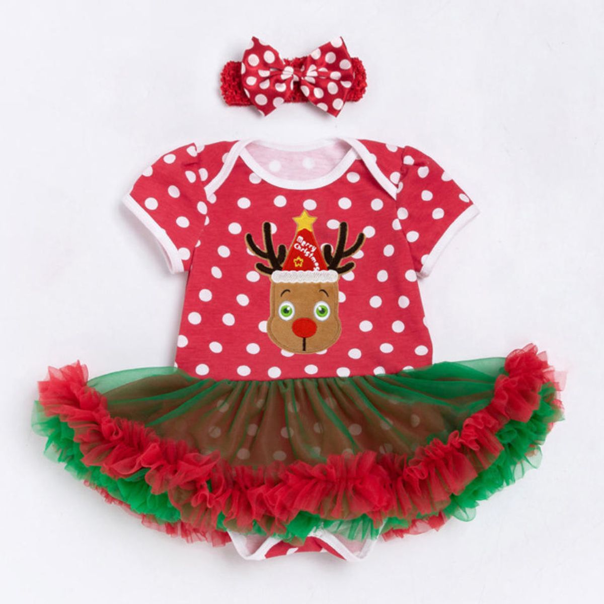 ATURE - Christmas Tulle Princess Dress Baby Party Outfit