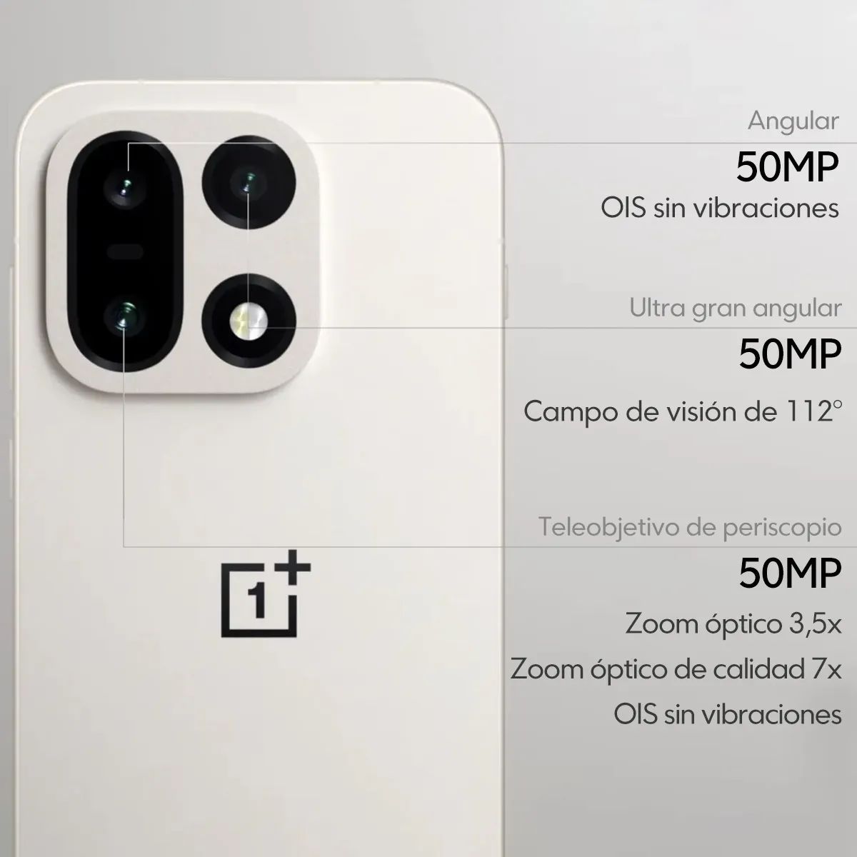 ONEPLUS - Smartphone OnePlus 15 12GB 256GB Dual Sim Negro CPH2747