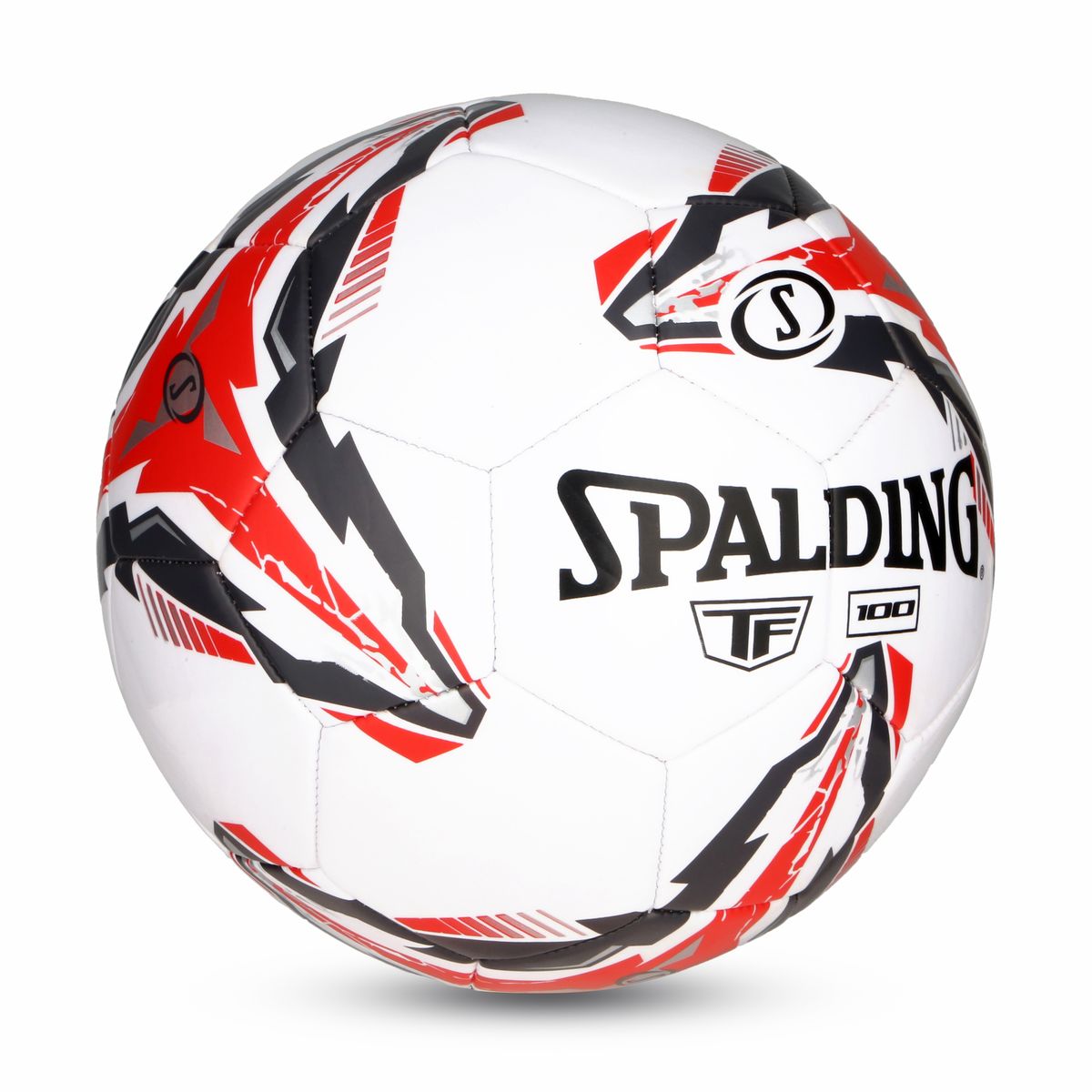 SPALDING - Pelota de Fútbol TF100 Spalding Blanco-Rojo