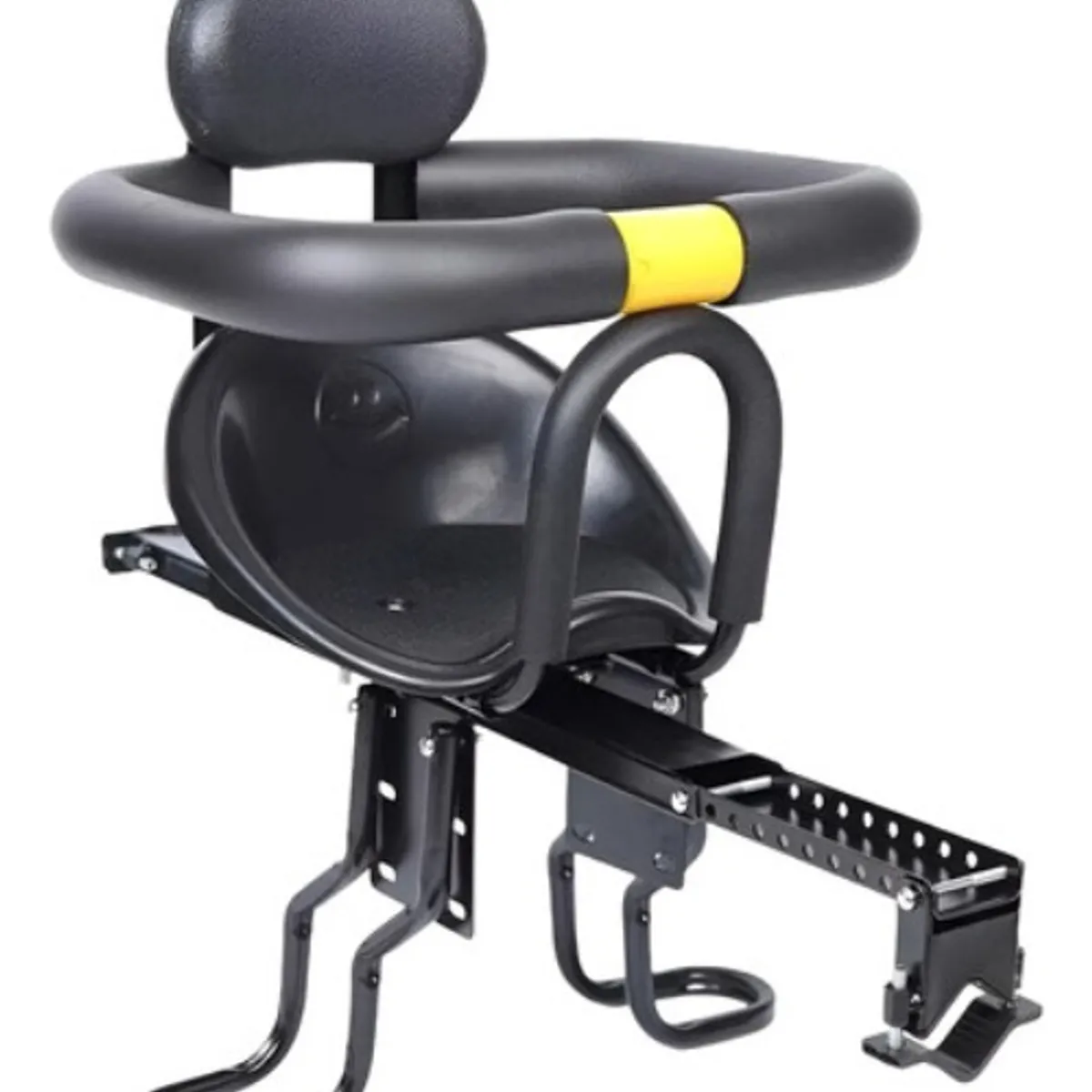 BLLOQ - Silla Frontal De Bicicleta Para Niños Y Bebes - 25kg Negro