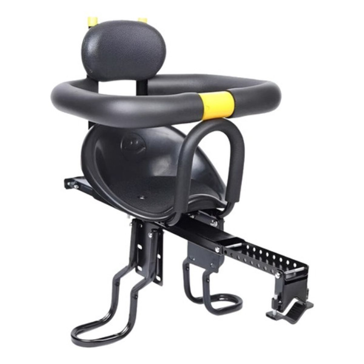 BLLOQ - Silla Frontal De Bicicleta Para Niños Y Bebes - 25kg Negro
