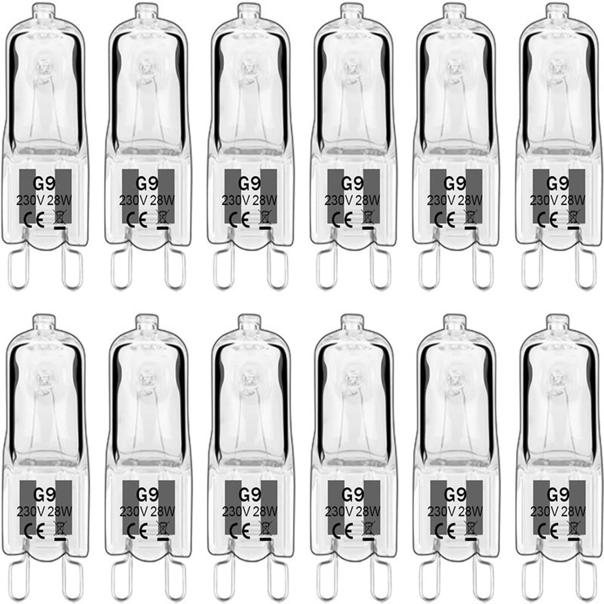 5pcs 220v Halógeno Lámpara Bead Halógeno De Tungsteno Bulbo, marca GENERAL - Foto Principal