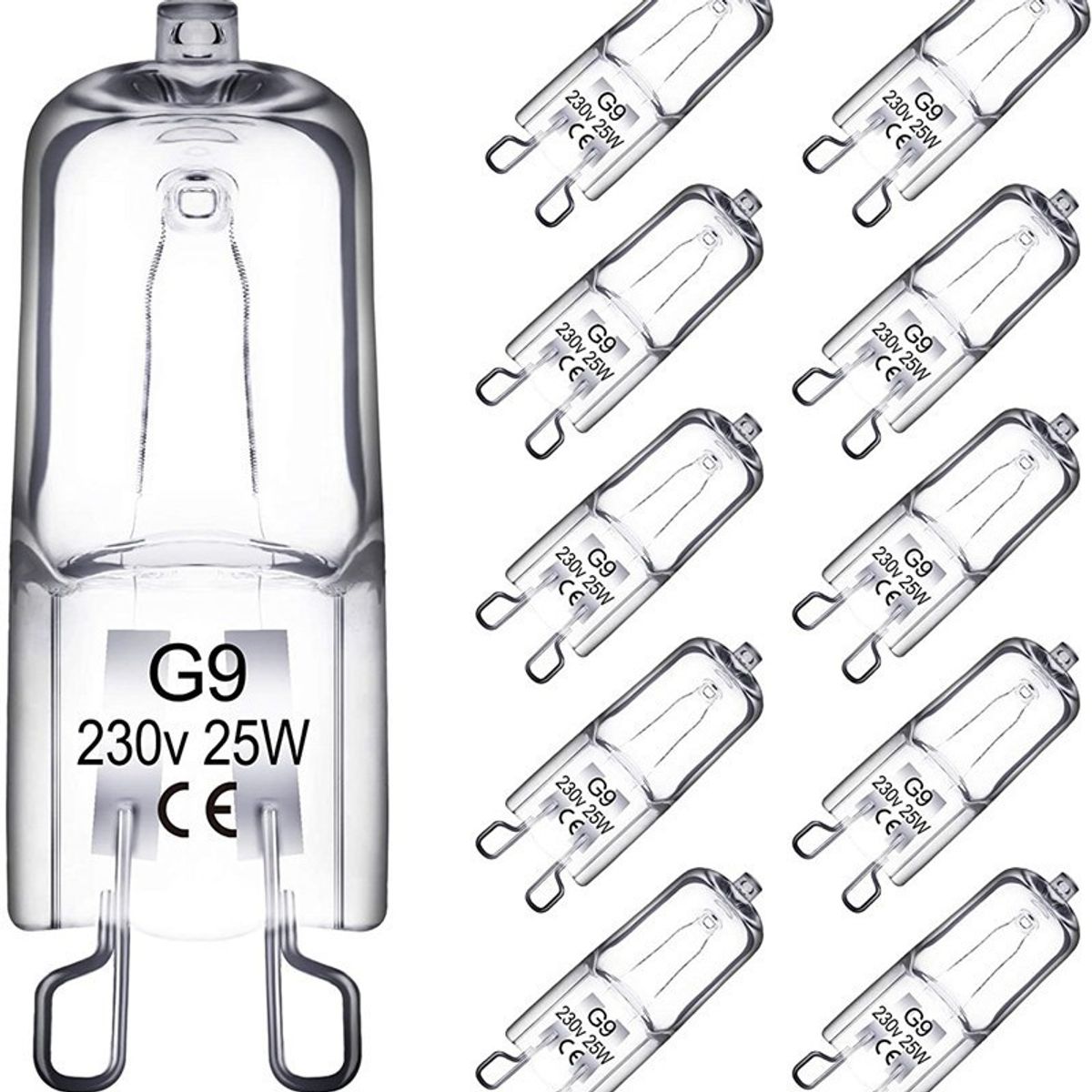 5pcs 220v Halógeno Lámpara Bead Halógeno De Tungsteno Bulbo, marca GENERAL - Foto Principal