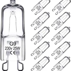 GENERAL - 5pcs 220v Halógeno Lámpara Bead Halógeno De Tungsteno Bulbo