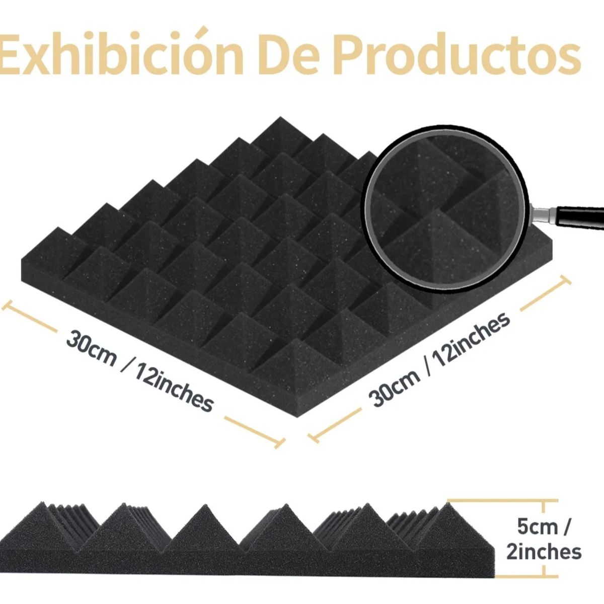 KINDA NICE - Algodón De Absorción De Sonido 24 Piezas
