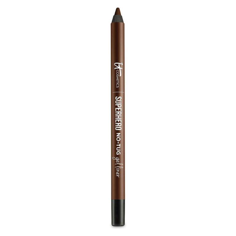 IT COSMETICS - Lápiz De Ojos En Gel A Prueba de Agua Superhero No-Tug Sharpenable Gel Eyeliner Brilliant Brown