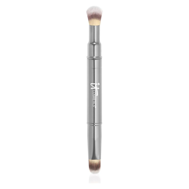 IT COSMETICS - Brocha Doble Para Corrector Efecto Aerografo Heavenly Luxe Dual Airbrush Concealer Brush 2 It Cosmetics