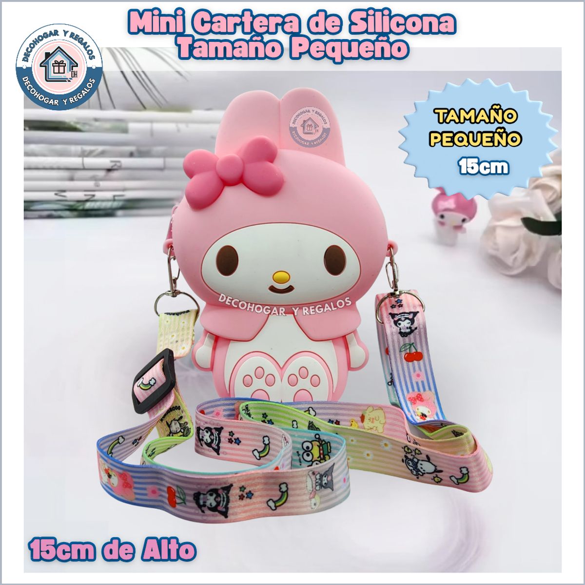 GENERICO - Mini Cartera Bolso de Silicona Monedero Pequeño Para Niñas