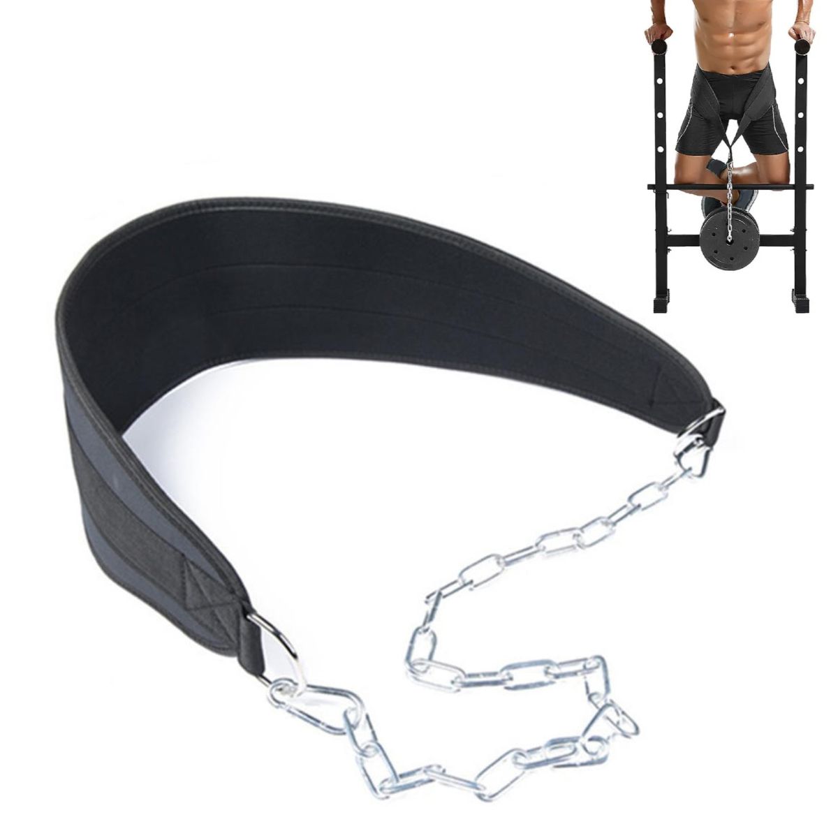KINDA NICE - Cinturón De Levantamiento De Pesas Para Discos De Barra