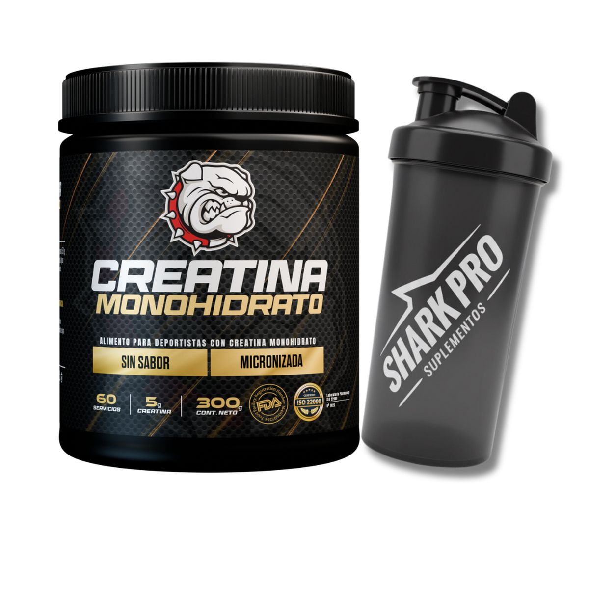 STRONG - CREATINA FDA 300G + SHAKER DE REGALO