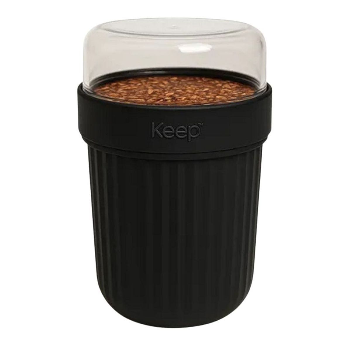 KEEP - Vaso Snack Negro 340ml Keep