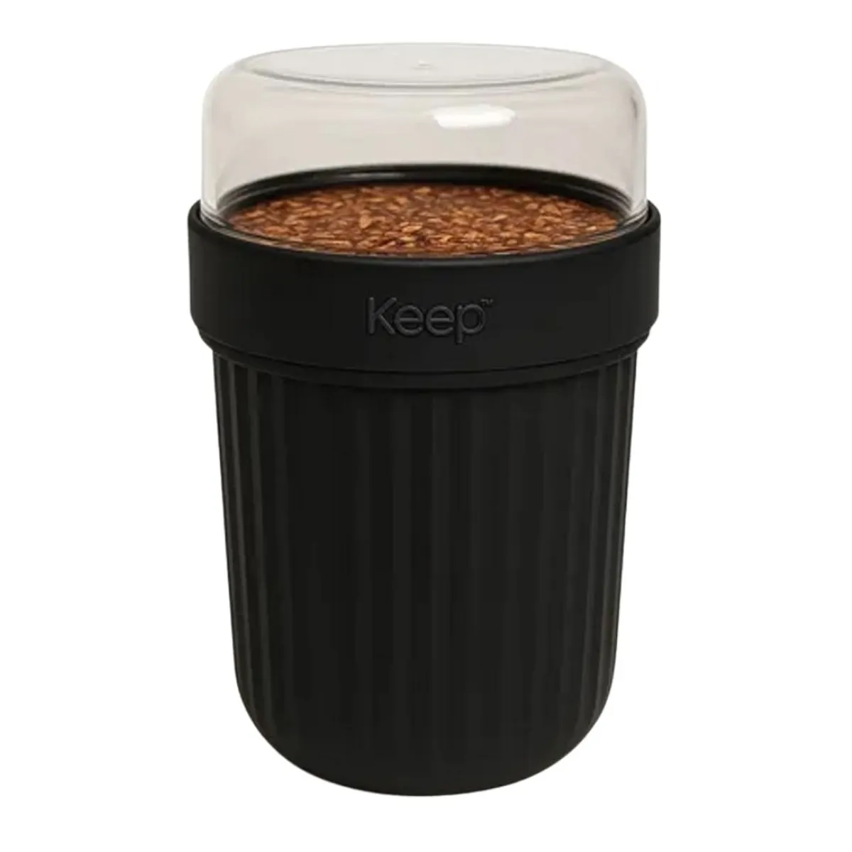 KEEP - Vaso Snack Negro 340ml Keep